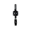 Powerwinch Select Series Jack - 1200lb, Weld-On, Single Wheel, Carbon Black [21400-J-1200-W1-B-R]