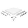 Camco Universal RV Roof Vent Replacement Kit - Fits Standard 14" x 14" Vent Openings [40195]