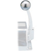 Rupp Control Knob Silver For Morse Controls (3/8-24 Thread)