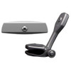 PTM Watersports Mirror/Bracket Kit w/VR-140 Elite Mirror &amp; ZXR-361 (Titanium Grey)