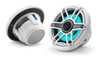 JL Audio M6 6.5in Coaxial Speakers White Sport Grille with RGB LED