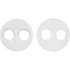 Sea-Dog 4" Gauge Power Socket Adapter Mounting Plate - White