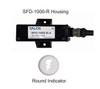 Talos SFD1000R White Round Flush Mount Lightning Detector with 20ft Cable