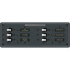 Blue Sea 8097 AC 6 Position Toggle Circuit Breaker Panel - White Switches