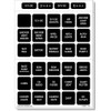 Blue Sea 4217 Square Format Label Set - 120