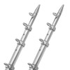 TACO 15' Telescopic Outrigger Poles HD 1-½" - Silver/Silver