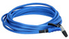 HoseCoil 50ft Blue Flexible Hose Kit with Rubber Tip Nozzle