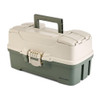 Plano Three-Tray Tackle Box - Green/Tan