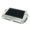 Hydro Glow 3.5" x 4.5" Rectangular LED Ultra Thin Solar Pathway Dock Light 2000K - Amber