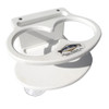 Deep Blue Marine Double Slim Can Drink Holder &amp; Cell Phone - White