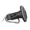 Attwood 910R Series Round Base 2-Pin Over Mold 306 Stainless Steel Black Cover
