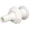 Attwood White Plastic Thru-Hull Fitting - 3/4" Inner Diameter
