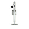 Powerwinch Saltwater Series Jack - 2500lb, Weld-On, Flat Plate, Zinc 500+ HR Salt Spray