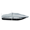 Carver Sun-DURA&reg; Styled-to-Fit Boat Cover f/23.5' Sterndrive Deck Boats w/Walk-Thru Windshield - Grey