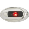 Attwood LightArmor Eliptical LED Navigation Light 2NM Stainless Steel Red