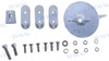 Recambios Marinos Aluminium Anode Kit Reckity40-60Al