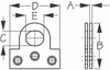 Sea-Dog Line Ss Hd Strt Padlock Eyes 221165