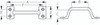 Sea-Dog Line Chrm Brass Lift Handle 222340-1