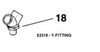 Liquidynamics, Inc. Y Fitting S3319