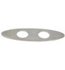 Attwood Marine 6" Neat Cleat Back. Plate 66531-1
