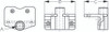 Sea-Dog Line Nylon Oarlock Socket Black 580143-1