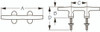Sea-Dog Line Chrm Znc Stud Mount Cleat - 6" 044206