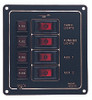 Sea-Dog Line Alum Switch Panel Four Switch 422010-1