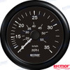 Recambios Marinos Speedometer 0/35 Mph Black Recky18204