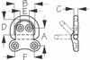 Sea-Dog Line Ss Fldng D-Ring Large (4 Hole) 048625-1