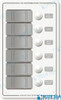 Recambios Marinos Pnl Wtrprf 12Vdc 6 Bkr Vert Bs8273