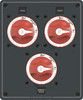 Blue Sea Traditional Metal Dual Bank Battery Management Panel