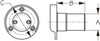 Sea-Dog Line Replacement Cap For 351750 351755-1