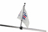Sea-Dog Line Ss Rail Mount Flagpole  - 17" 327122-1