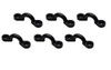 Lippert Components Inc Eye Strap Black Nylon  (4/Pack 2020109047