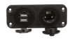 Attwood Marine Adaptor_Dual Port 12Vdc 14262-6