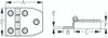 Sea-Dog Line Ss Offset Short Side Door Hnge 201025-1