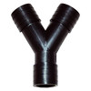 T.H. Marine 1 1/8-Y Fitting-Blk Y-118-Dp