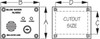 Sea-Dog Line Bilge Water Alarm Panel 423033-1