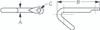 Sea-Dog Line Ss Lashing Hook 5/16" 195210-1