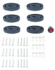 T.H. Marine Led Ovl Boat Lght Kt (4) Led-Rkaw-6Kt-Dp