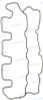 Recambios Marinos Valve Cover Gasket D2 Rec3583546