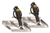 Lenco 12inx12in Edge Mount Trim Tab Kit 12v Electro Polished