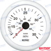 Recambios Marinos Speedometer 0/35 Mph White Recky18304