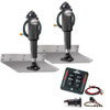 Lenco 9inx12in Standard Mount Trim tab Kit 12v LED Integrated Switch