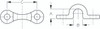 Sea-Dog Line Ss Pad Eye 3/8 F/3/16 Pop Rvet 081850