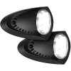 Attwood Marine Led Sm Dock Lt Blk Powder 6523Bk1