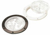 Sea-Dog Line Deck Plate Black/Clear 4" 337146-1