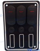 Recambios Marinos 3 Gang Waterproof Switch Panel Gs11194