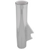 TACO Flared Weld-On Rod Holder 9-3\/4"L x 1-3\/4"ID - White Liner Polished Finish - 3\/8" Coped Blade [F31-2230BXY-4A]