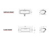 RIGID Industries SR-Q PRO Back Light Kit - Flush Mount Diffused - Pair - Black [980033]